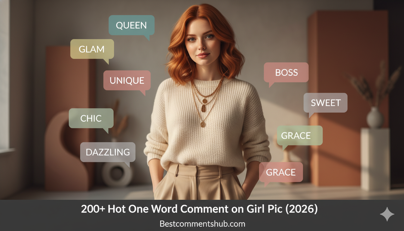 200+ Hot One Word Comment on Girl Pic (2026)