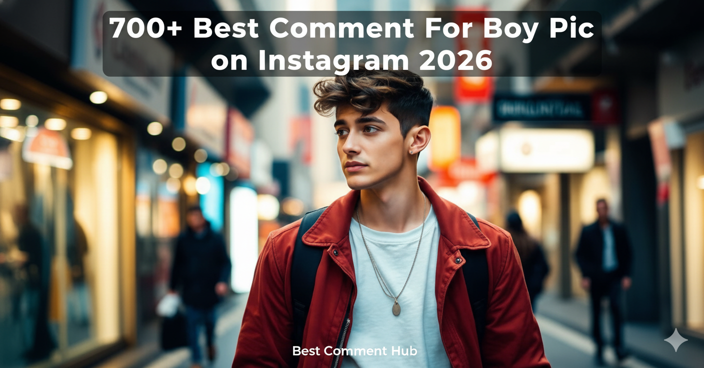 700+ Best Comment For Boy Pic on Instagram  2026