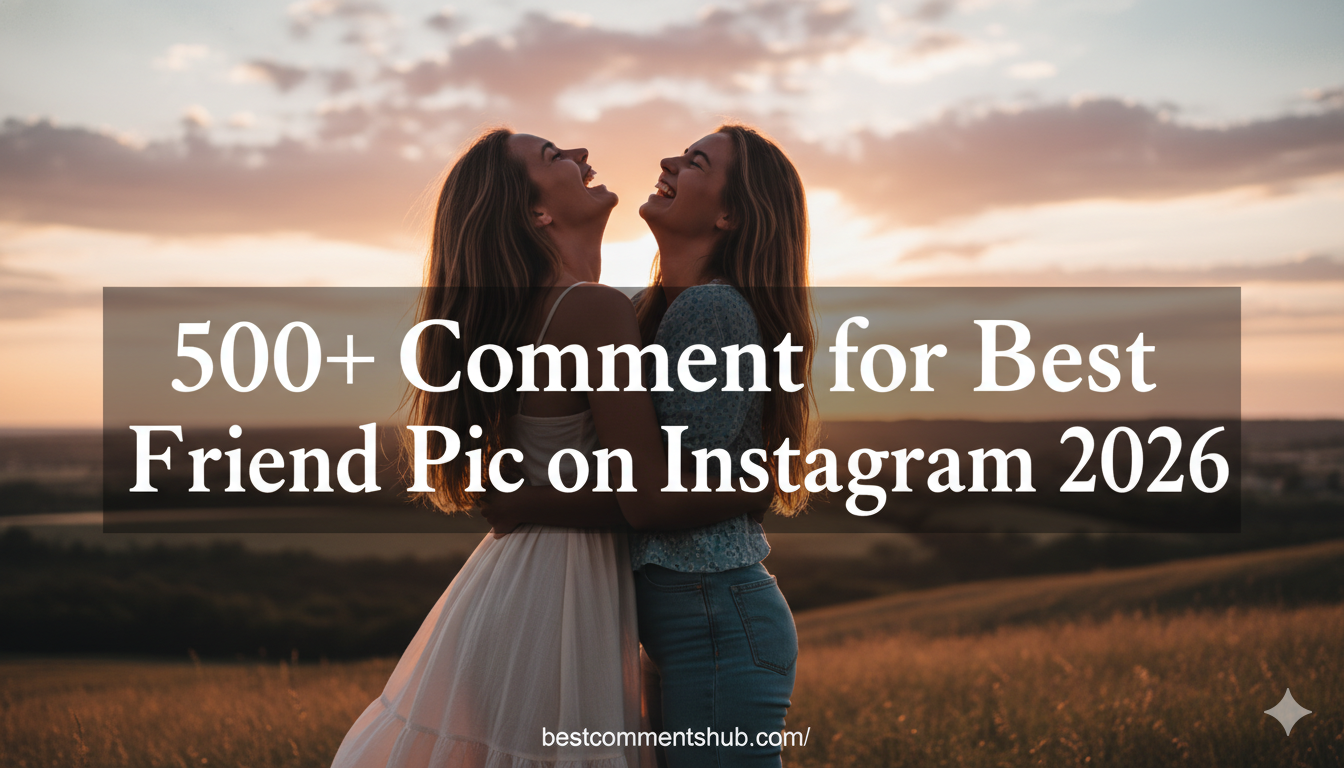 500+ Comment for Best Friend Pic on Instagram 2026